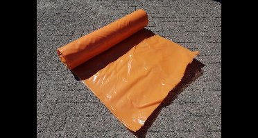 Bodem folie - Kruipruimte folie - Vloerisolatie folie 4x3 Meter oranje 230MU