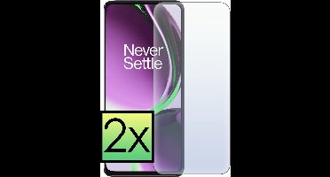 Screenprotector - 2 Stuks - Geschikt voor OnePlus Nord CE 3 Lite - Extra Sterk - Beschermglas - Gehard Glas - Tempered Glass - Screen Protector - Bescherm Cover