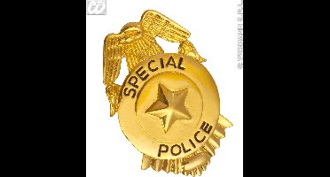 Politie FBI badge goud