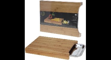 Bamboe snijplank - Met opvangbak