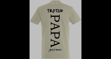 Papa shirt met kindernaam-namen-Leuk Vaderdag cadeau-Verjaardags cadeau voor Papa-Maat XL