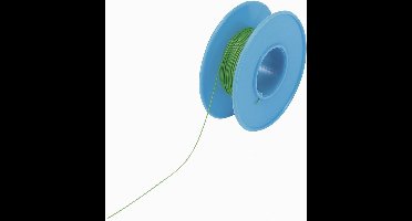 TRU COMPONENTS 1566855 Wire-wrap-draad Wire Wrap 1 x 0.13 mm² Groen 15 m