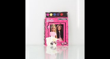 Barbie UV water schilderset met 6 kleuren waterverf en penseel