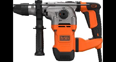 BLACK+DECKER 1250W 3.7J Pneumatische boorhamer met accessoires in koffer - BEHS03K-QS