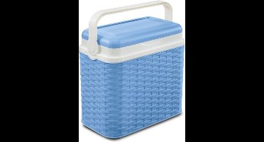 Koelbox 24ltr Rotan Blauw - Reis Koelbox - Camping Koelbox