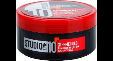 1 Doos van 6 potten Loreal Paris Studio Line Xtreme Hold Indestructible Gel-Glue Factor 10 Elastic Resistance 150ml