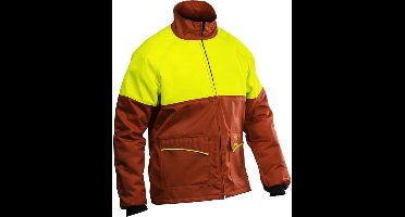 FRANCITAL Prior kettingzaagjas klasse 1 - rood/geel - Maat: M