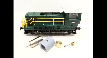 micromotor HLM002C motor ombouwset voor Lima, Jouef FS 261 0004, SNCF C 61000, SNCF 030 DA 46, TSO AT2-PE018