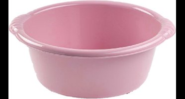 Plasticforte Afwasteiltje - 15 liter - oud roze - rond - afwasbak - 46 x 17 cm