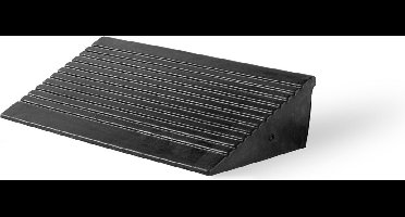 Rubberen Drempelhulp Schuur 15 cm - Toepassingsgebied: Buiten - Breedte: 60 cm - Hoogte: 15 cm - Diepte: 33 cm - Antislip - Oprijplaat - Drempelhelling - Oprijhelling