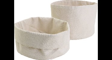 Stoffen manden, H: 14,5 cm, d 20 cm, 385 gr, licht naturel, 10 stuk