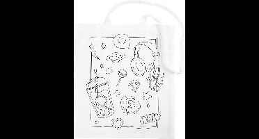 Draagtas, afm 38x42 cm, 130 gr, wit, 1 stuk