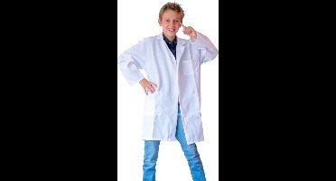 Witbaard Doktersjas Kinderen - Polyester - Jongens & Meisjes - Wit - Maat 116