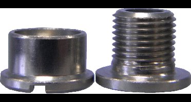 Vwp Bladbout Met Moer M8 6,5 Mm Per 5 Stuks