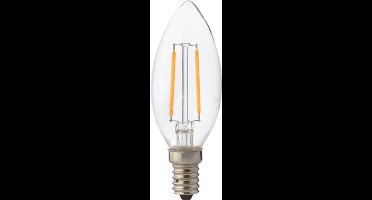 LED Lamp - Kaarslamp - Filament - E14 Fitting - 4W - Warm Wit 2700K