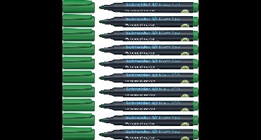 Schneider permanent marker - Maxx 130 - ronde punt - groen - 10 stuks - S-113004-10