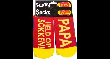 Funny socks - Papa held op sokken