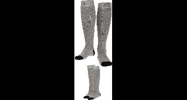 Apollo (Sports) - Skisokken kind - Plain - Unisex - Grijs - 23/26 - 2-Pack