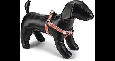 Beeztees nylon borsttuig Triangle lichtgrijs 26-40 cm x 10 mm