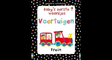 Usborne activiteitenkaarten: Baby's eerste woordjes voertuigen