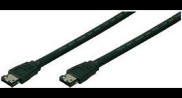 LogiLink SATA-kabels eSATA Cable w/ Clip, 150 cm