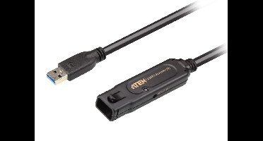 Aten UE3310-AT-G Usb 3.0 Verlengkabel A Male - A Female Rond 10 M Zwart