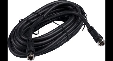 Profile F-connector Snoer - Zwart - 2,5 m