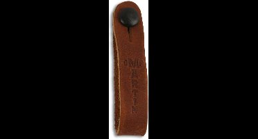 Martin 18A0032 Leather Strap Tie Brown lederen gitaarband