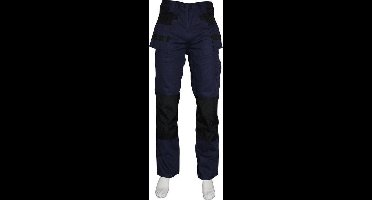 Yoworkwear Werkbroek 100% katoen navy-zwart maat 55