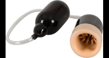 You2Toys – Penispomp met Afzuig Simulatie en Stimulatie Noppen – Zwart