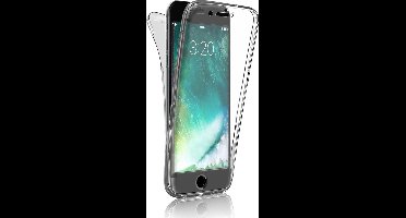 Volledige 360 Graden Bescherming (Voor en Achterkant) Edged Siliconen Gel TPU Case Screenprotector Transparant Cover Hoesje - Hoesje geschikt voor Apple iPhone 6/6s + Plus
