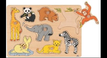 GOKI Steekpuzzel - Babydieren