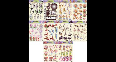 10x 3DA4 Knipvellen - Voor elk wat wils - Maak prachtige kaarten en fotoalbums