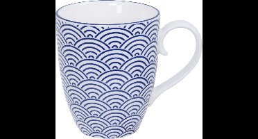 Tokyo Design Studio - Nippon Blue Theemok - Golven 8.5x10.2cm - 380ml