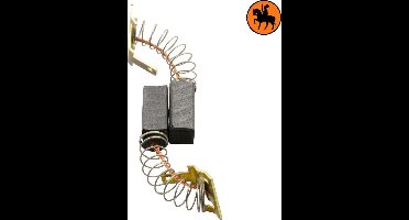 Koolborstelset voor Wolf heggenschaar 4639 - 6,3x7x14mm