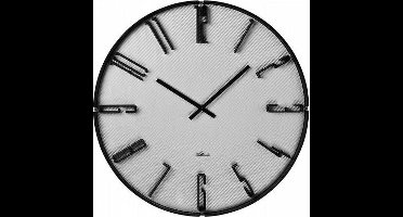 Wandklok Grey & Black Modern Design