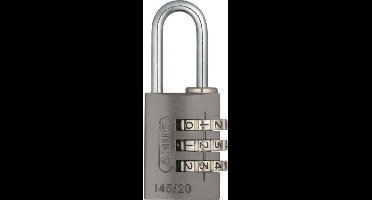 Abus hangslot met cijfercombinatie - Grijs