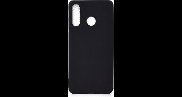 Shop4 - Huawei P Smart Plus 2019 Hoesje - Zachte Back Case Mat Zwart