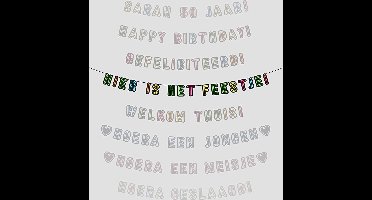 Paperdreams - Neon slinger - Hier is het feestje