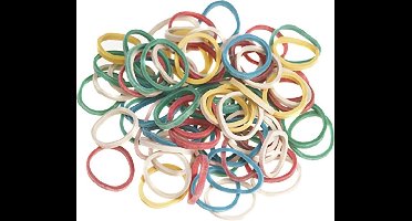 Sibel - Elastiekjes Gekleurd - 500 Stuks - Diameter 15 mm