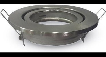 V-TAC VT-7227RD-SN LED Inbouwspot - GU10 - IP20 - Nikkel glans