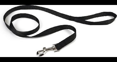 Beeztees - Hondenriem - Nylon - Zwart - 130 cm x 15 mm