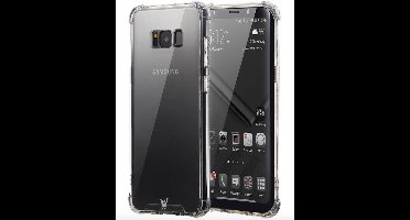 Hoesje geschikt voor Samsung Galaxy S8 Plus - Back Cover Case ShockGuard Transparant