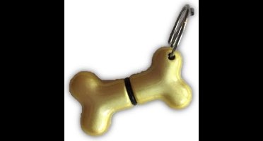 Adreskoker hond- geel parelmoer botje-Animal King