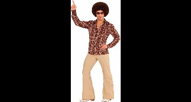 Jaren 70 disco hemd Groovy Old school