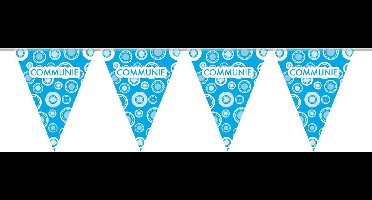 Vlaggenlijn Communie blauw