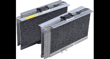 Aidapt Rijplaat rolstoel - 122x74cm - Chroom