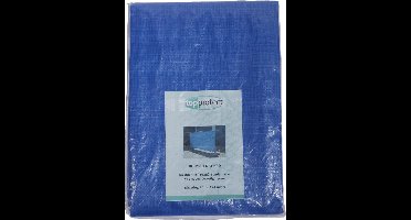 Blauw bouwhekzeil 176x341cm 150gr/m²