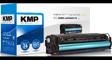 KMP Toner vervangt Canon 718 Compatibel Cyaan 2900 bladzijden C-T20