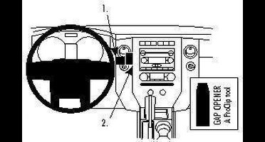 Brodit PDA/GPS/mobiele telefoons accessoires ProClip